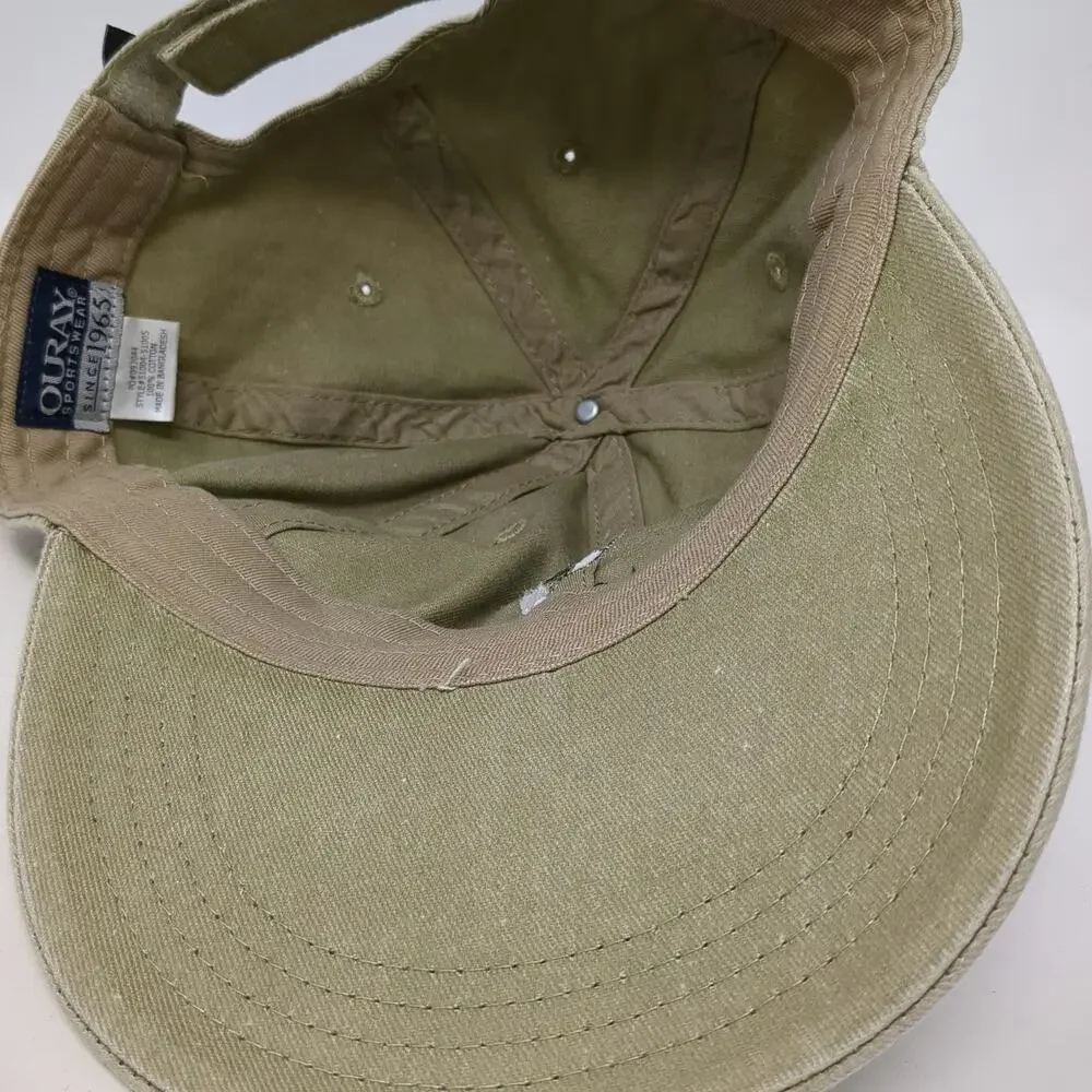 Ouray Sportswear Baseball Cap Beige One Size Sun Valley Idaho Silver Creek Hat